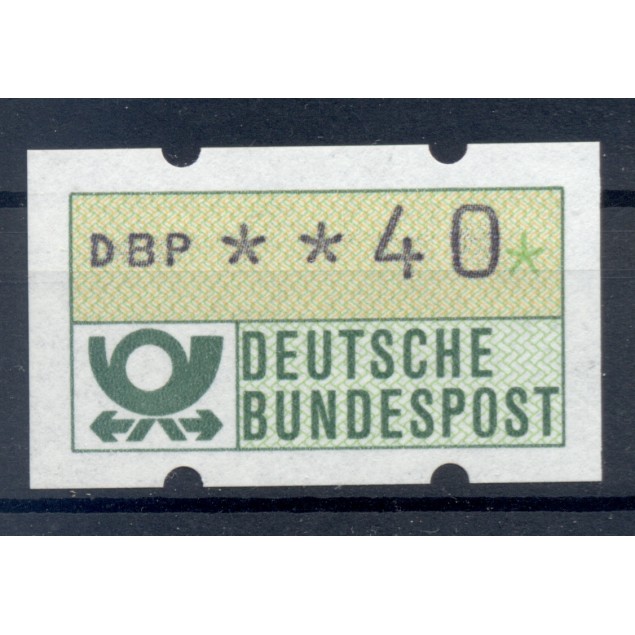 Germany 1981 - Michel n. 1.1.h.u - Variable value stamp 40 pf. (Y & T n. 1)