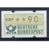 Allemagne  1981 - Michel n. 1.1.h.u - Timbre de distributeur 90 pf. (Y & T n. 1)