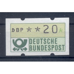 Allemagne  1981 - Michel n. 1.1.h.u - Timbre de distributeur 20 pf. (Y & T n. 1)