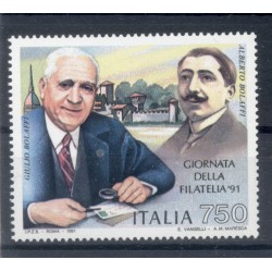 Italia 1991 - Y & T n. 1930 - Giornata della Filatelia (Michel n. 2198)