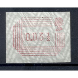 United Kingdom 1984 - Michel n. 1 - Variable value stamp 0.03 1/2 p. (Y & T n. 1)