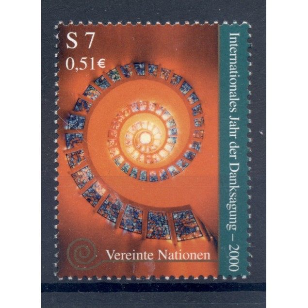 Nations Unies Vienne  2000 - Y & T n. 318 - Annéè Internationale d'action de grâce (Michel n. 302)