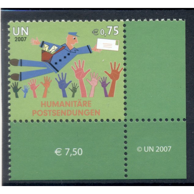 Nations Unies Vienne 2007 -  Y & T n. 510 -  Le Courrier Humanitaire