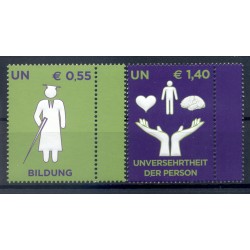 Nations Unies Vienne 2008 - Y & T n. 553/54 -  Droits des personnes handicapées