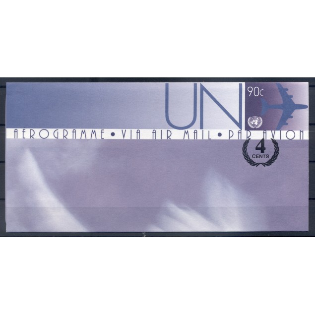 United Nations New York 2007 - Air Mail. Postal stationery 90 cents