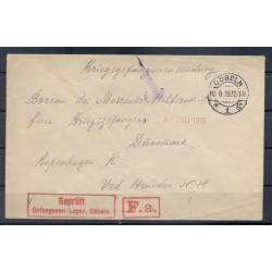 Allemagne 1915 - Correspondance prisonniers de guerre - Camp de Döbeln