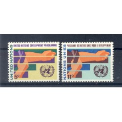 United Nations New York 1967 - Y & T n. 161/62 - Development programme