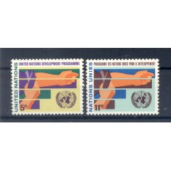Nations Unies New York 1967 - Michel n. 174/75 - Programme pour le developpement