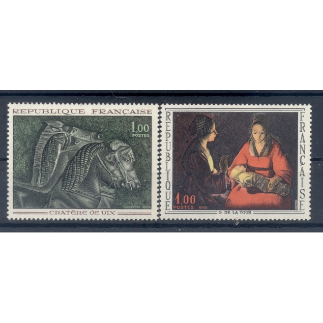 France 1966 - Y & T n. 1478/79 - Artworks (Michel n. 1541-52)