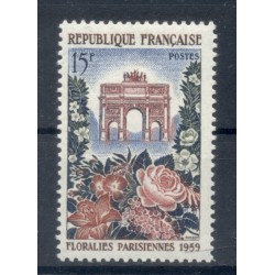 Francia  1959 - Y & T n. 1189 - Floralies di Parigi (Michel n. 1228)