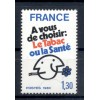 Francia  1980 - Y & T n. 2080 - Lotta contro il tabagismo (Michel n. 2200)