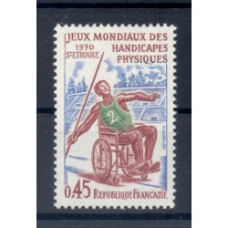 France 1970 - Y & T  n. 1649 - Jeux mondiaux des handicapés physiques (Michel n. 1719)