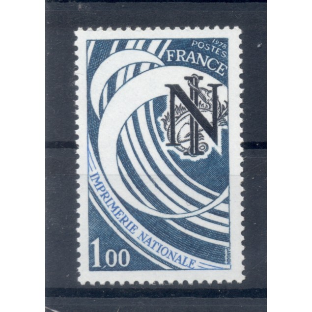 Francia  1978 - Y & T n. 2014 - Tipografia nazionale (Michel n. 2118)