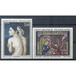 Francia  1967 - Y & T n. 1530/31 - Opere d'arte (Michel n. 1597-98)