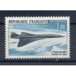 France 1969 - Y & T n. 43 air mail - Concorde (Michel n. 1655)