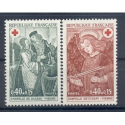 France 1970 - Y & T n. 1661/62 - For the benefit of the Red Cross (Michel n. 1733/34)