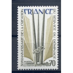 Francia  1975 - Y & T n. 1854 - Servizio di sminamento (Michel n. 1934)