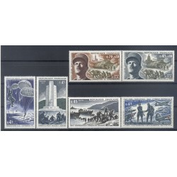 Francia  1969 - Y & T n. 1603/08 - Liberazione  (Michel n. 1674/75-80-81-84-91)