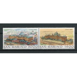 San Marino 1988 - Mi n. 1402/1403 - Città del Mondo XII L'Aia