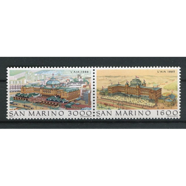 San Marino 1988 - Mi n. 1402/1403 - City of the World XII The Hague