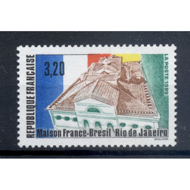 Francia  1990 - Y & T n. 2661 - La Casa Francia Brasile (Michel n. 2797)