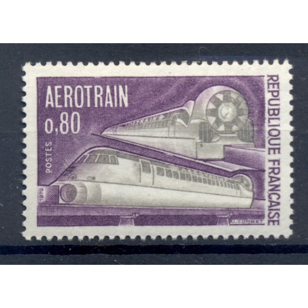 France 1970 - Y & T  n. 1631 - Aérotrain (Michel n. 1701)