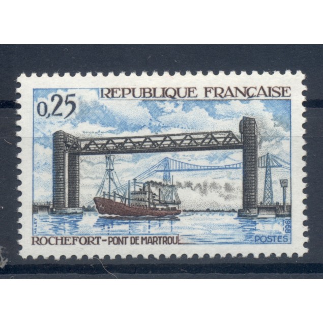 France 1968 - Y & T n. 1564 - Martrou harbour (Michel n. 1631)