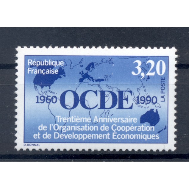 France 1990 - Y & T n. 2673 - OECD (Michel n. 2812)