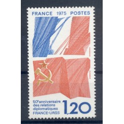 France 1975 - Y & T n. 1859 - Franco-Soviet diplomatic relations (Michel n. 1941)