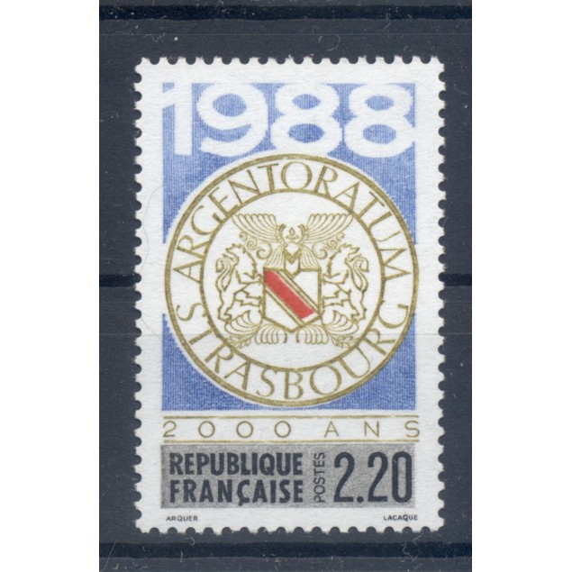 France 1988 - Y & T n. 2552 - Bimillennial of Strasbourg (Michel n. 2688)