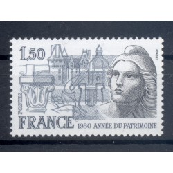 Francia  1980 - Y & T n. 2092 - Anno del Patrimonio (Michel n. 2212)