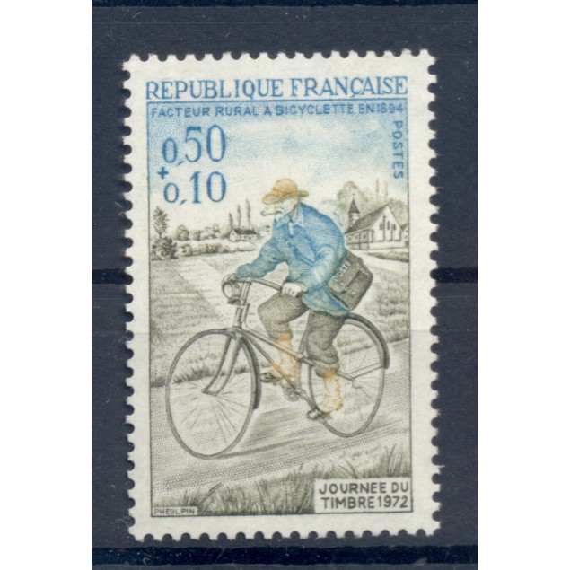 France 1972 - Y & T n. 1710 - Stamp Day (Michel n. 1784)