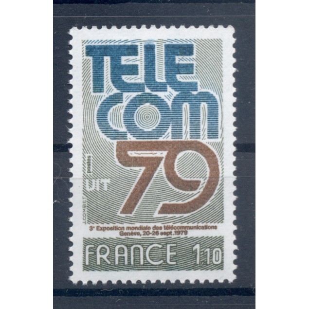 France 1979 - Y & T n. 2055 - TELECOM 79 (Michel n. 2168)