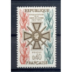 France 1965 - Y & T n. 1452 - Croix de guerre  (Michel n. 1511)