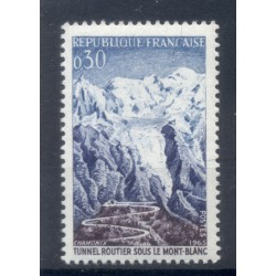 France 1965 - Y & T n. 1454 - Tunnel routier sous le Mont-Blanc  (Michel n. 1520)