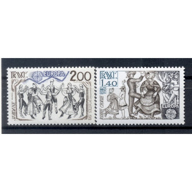 Francia 1981 - Y & T n. 2138/39 - Europa (Michel n. 2259/60)