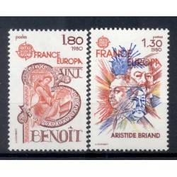 France 1980 - Y & T n. 2085/86 - Europa (Michel n. 2202/03)