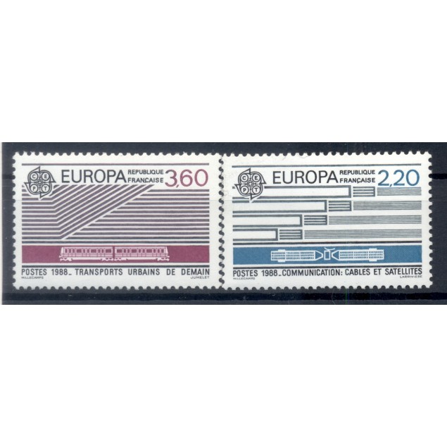 France 1988 - Y & T n. 2531/32 - Europa (Michel n. 2667/68)