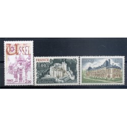 France 1976 - Y & T  n. 1871/73 - Série touristique (Michel n. 1957-76/77)