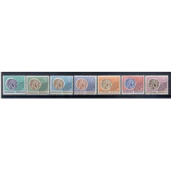 France 1964-69 - Y & T n. 123/29 precanceled - Gallic coin (Michel n. 1476/78-1558-1656/58)