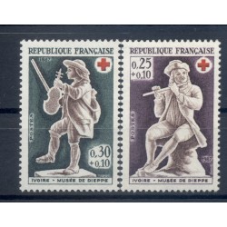 France 1967 - Y & T n. 1540/41 - For the benefit of the Red Cross (Michel n. 1607/08)