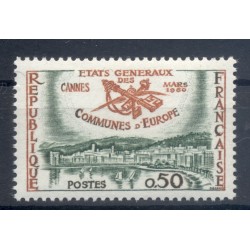 France 1960 - Y & T  n. 1244 - Ètats généraux des communes d'Europe (Michel n. 1292)