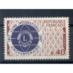 Francia  1967 - Y & T n. 1534 - Lions International (Michel n. 1601)