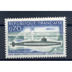 France 1969 - Y & T n. 1615 - Submarine "Le Redoutable" (Michel n. 1686)
