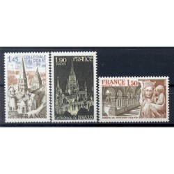 France 1977 - Y & T  n. 1937/39 - Série touristique (Michel n. 2034-41-42)