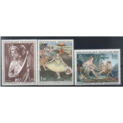 France 1970-71 - Y & T n. 1652/54 - Artworks (Michel n. 1725-32-37)