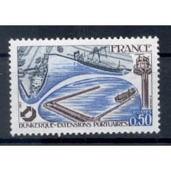 France 1977 - Y & T  n. 1925 - Extensions portuaires de Dunkerque (Michel n. 2013)