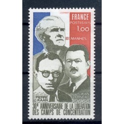 Francia  1975 - Y & T n. 1853 - Liberazione dei campi di concentramento (Michel n. 1932)