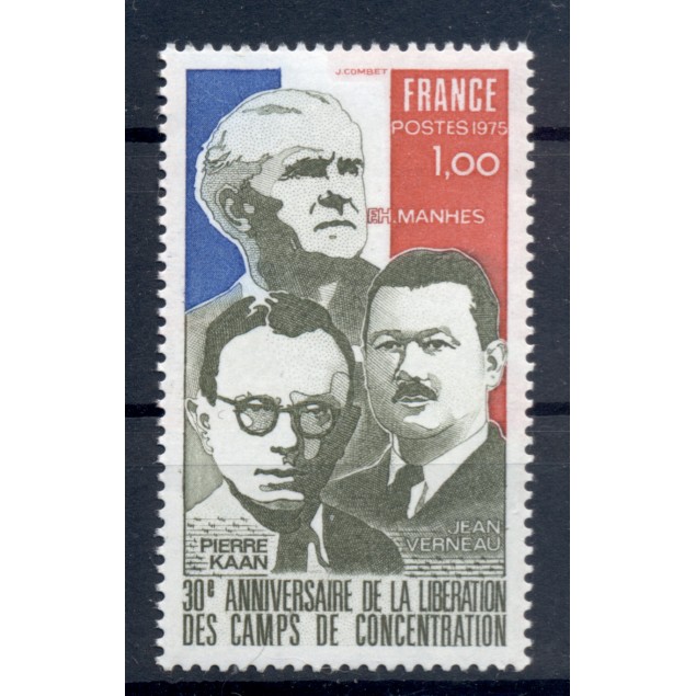 Francia  1975 - Y & T n. 1853 - Liberazione dei campi di concentramento (Michel n. 1932)