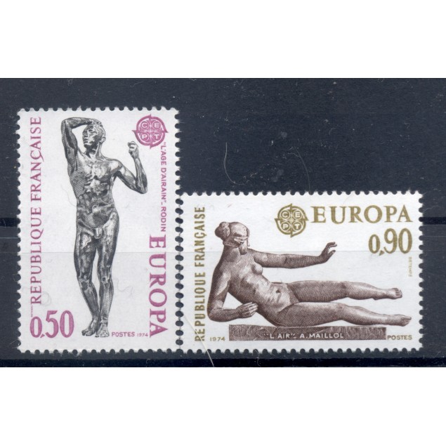 France 1974 - Y & T n. 1789/90 - Europa (Michel n. 1869/70)